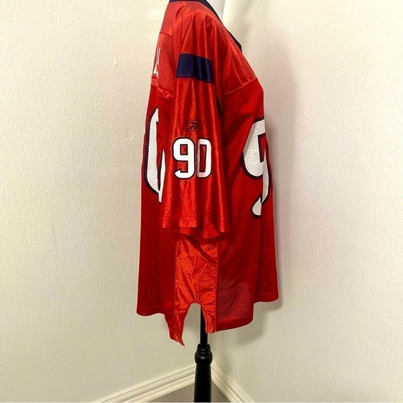 Houston Texans NFL Reebok Jersey Size Large Red White Reebok Mario Williams - Picture 4 of 11